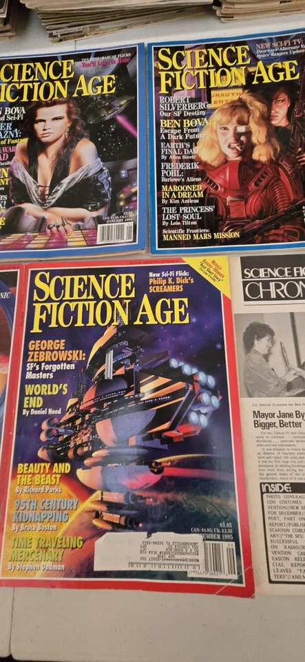 Научно-фантастический возраст журнал лот из 7, винтажный 1993-1994. W/2 научно-фантастический журнал 80-х - Изображение 4 из 4