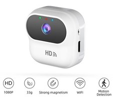 Mini Wireless WiFi Security Camera 1080P HD Indoor Home CCTV Motion Detection