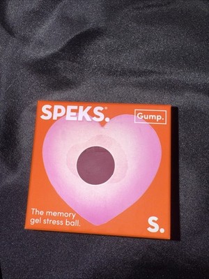 SPEKS GUMP HEART  - LIMITED EDITION AND RARE (PINK) Spek Squishy Specks Viral