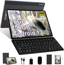 2025 Tablet 11 Inch Screen 2K Octa-Core 2.0 GHz,16GB Mouse Brown