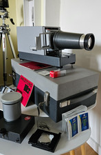 Projektor Leitz Prado Universal 6x6 Mittelformat + 5x5 Kleinbild + viel Zubehör