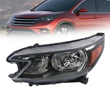 Fit For 2012 2013 2014 Honda CR-V CRV Black Headlight Headlamp Driver Side