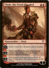 1993 Magic the Gathering MTG #161 Tibalt ,the Fiend-Blooded Planeswalker Tibalt