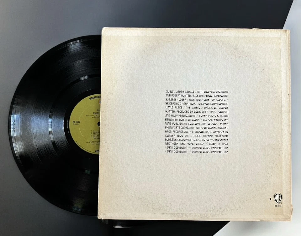 Jerry Garcia – Garcia LP (1972) WB 1st Press Ultrasonic Clean Green Island - Image 2 of 4