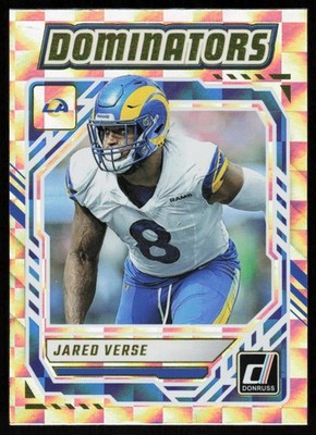 2025 Panini Donruss Dominators Jared Verse Los Angeles Rams #DOM-JVE