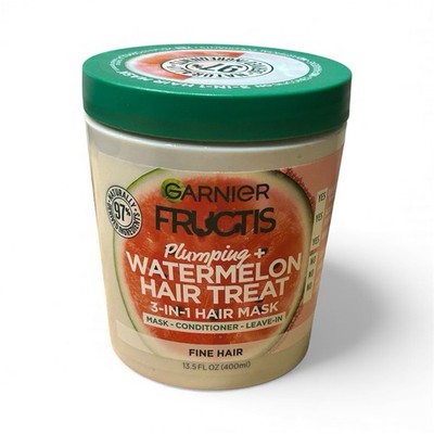 Garnier Fructis Watermelon Hair Treat 3-in-1 Mask 13.5oz Fine Hair Conditioner