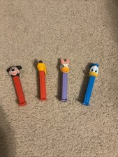 Disney Pez Collectible Candy Dispensers Set Of 4 Mickey Mouse Pluto Donald Duck