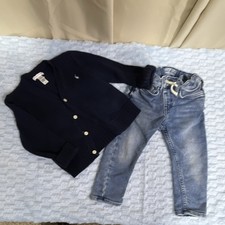 Ralph Lauren Sweater 24M Jeans 2-3y