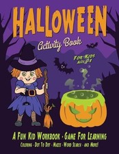 Halloween Activity Book for Kids: Fantastic activity book for boys and girls: Wo
