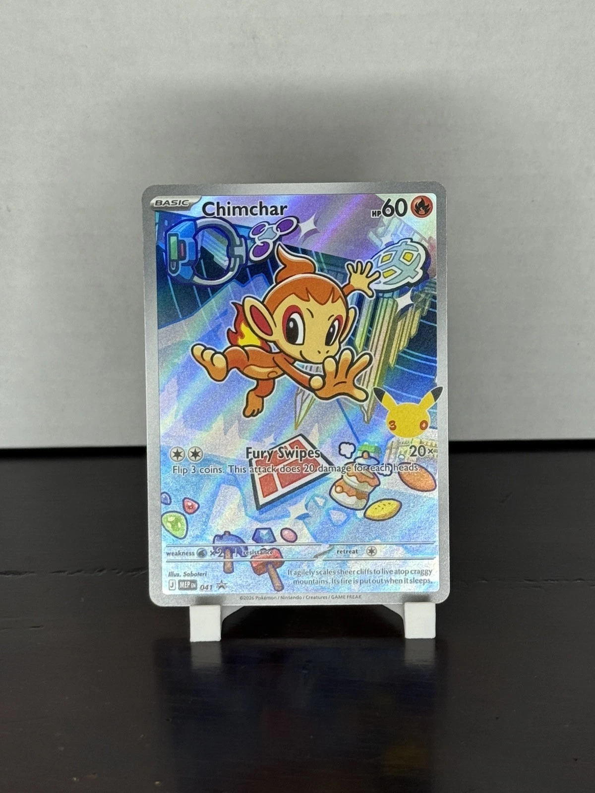 Pokémon TCG Chimchar Promo Holo MEP EN 041