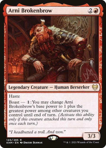 Arni Brokenbrow 120/285 Kaldheim Foil MTG