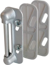 Spring-Loaded Aluminum Screen Door Strike Plate Single Pack