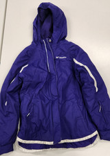 Columbia Omni-Heat Ski Jacket Girls M 10/12 Purple Waterproof Full Zip Hooded
