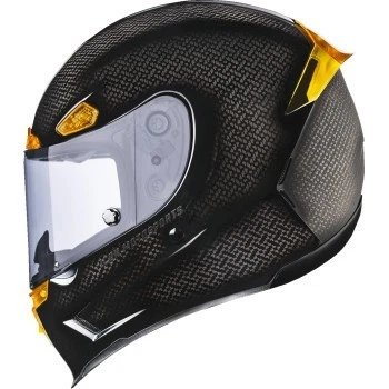 Casco completo Icon Airframe Pro - amarillo carbono 4Tress - adulto talla grande Foto 2 de 4