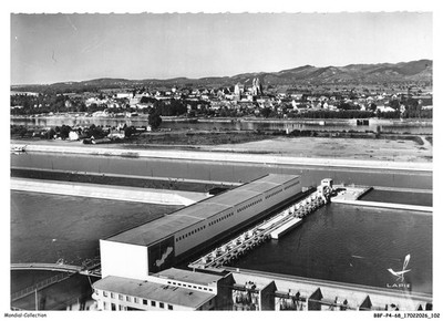 BBFP4-0317-68 - Im Flug Über VOGELGRUN Sperrwerk - Und Altes Breisach