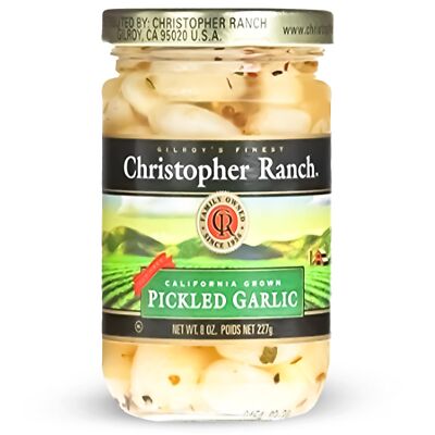 	Christopher Ranch PICKLED GARLIC   Famous Award Winning Heirloom Garlic   8 Oz	