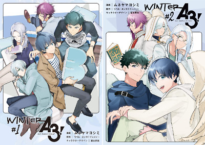 A3! WINTER Vol.1-2 Complete Full Set Japanese Manga Comics