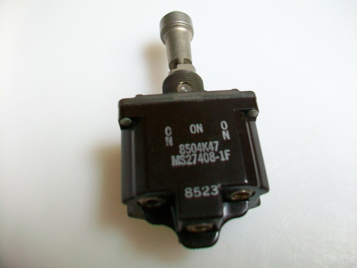 MS27408-1F TOGGLE SWITCH NSN 5930-01-170-0037 CUTLER HAMMER AND 