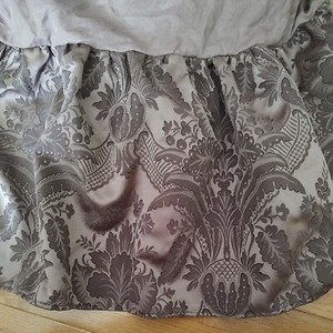 Universal Home Fashion Full Size Bed Purple Dust Ruffle Bed Skirt