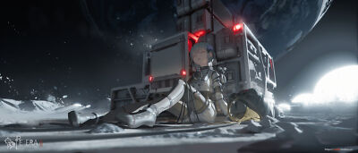Anime girls void_0 science fiction the wandering earth 2 Playmat Gaming Mat Desk