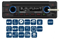 Blaupunkt 24v Dubai 324Dab Bluetooth DAB Cd Mp3 Aux Heavy Duty Lorry Bus Tractor