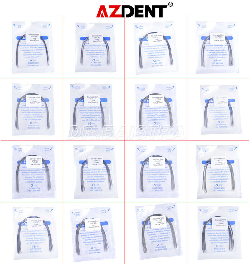 20Pack Dental Orthodontic Niti Thermal Activated Rectangular Arch Wire