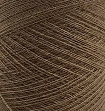 5 lb 6.4 oz 2/54 Wool Yarn Weaving, Knitting Art Lot 800 ypp Honey Brown