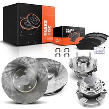 Rotor de freno de disco delantero y pastilla de freno + cojinete de cubo de rueda para INFINITI EX35 G37 M56