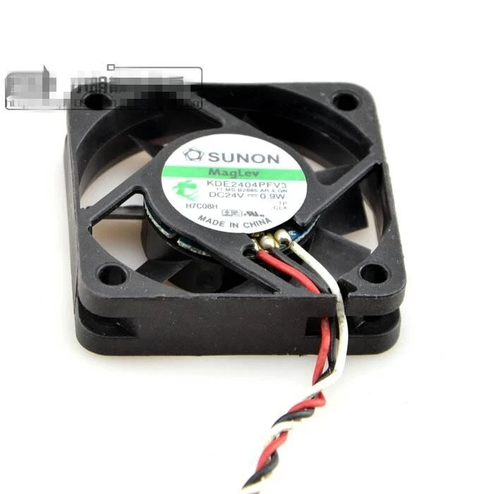 SUNON KDE2404PFV3 24V 0.9W 4010 4CM 3-Wire Inverter Fan - Image 2 of 4