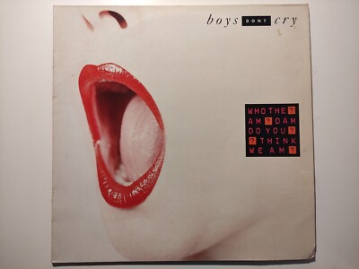 Boys Dont Cry - Who the am dam do you think we am.LP 1987 Legacy Records VG/EXC