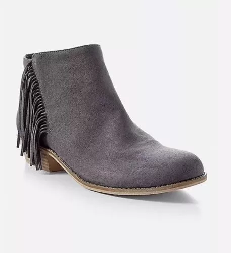Cheetah deals fringe booties