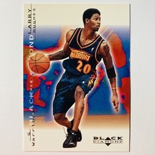 2000-01 Black Diamond Golden State Warriors Basketball Card #26 Larry Hughes tc1