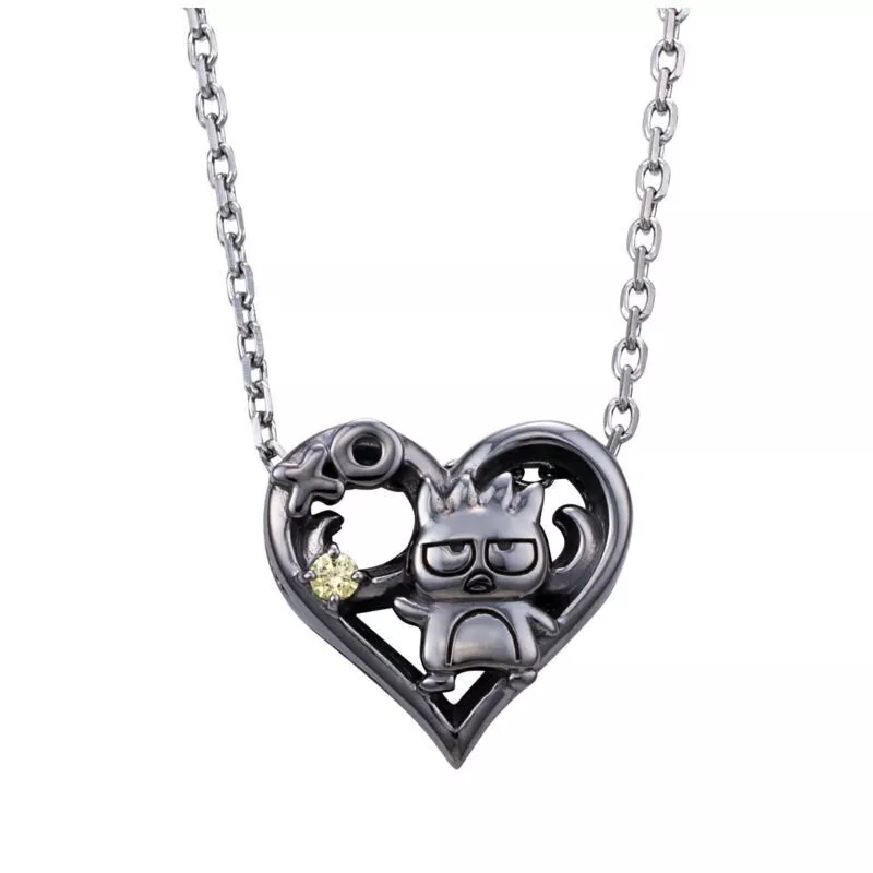 Bad Badtz-Maru Sanrio Characters Silver Necklace SABB-N001BK Japan New