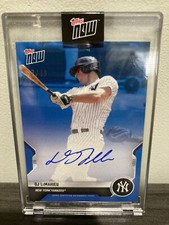2021 TOPPS NOW Autograph DJ LeMAHIEU Road to Opening Day #OD-37B Blue #/49 