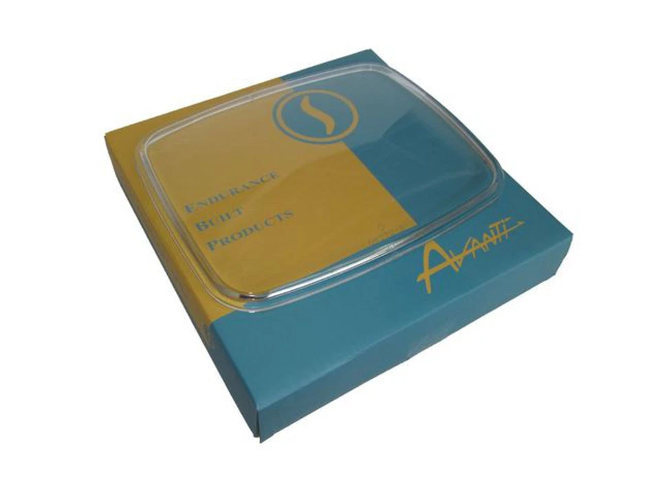 Studebaker Avanti 1964-1985 Avanti II GLASS Headlight Lenses set of 2 BRAND NEW! - Image 3 of 4