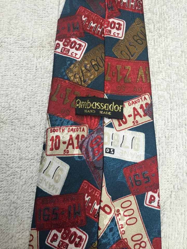 MATRÍCULAS DE CORBATA EMBAJADOR PARA HOMBRE 4 X 58 Foto 4 de 4