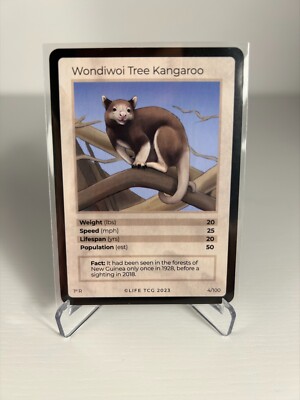 LIFE TCG 2023 KARTE - WONDIWOI BAUM KÄNGURU - 4/100 - SELTEN - 1. AUFLAGE - NEUWERTIG