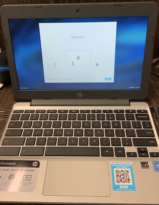   HP Chromebook 11.6'' 2GB Intel Celeron Laptop 11-v033nr  AS SHOWN 