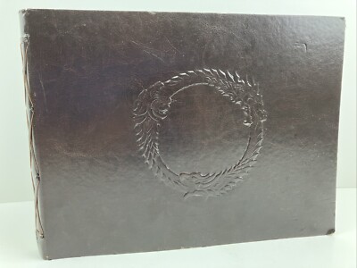 Skyrim Elder Scrolls The Emperor's Improved Guide to Tamriel Leather Art Book