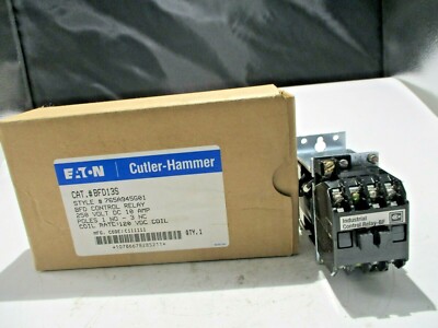 NEW EATON/CUTLER-HAMMER BFD13S BFD CONTROL RELAY 120V COIL 765A945G01