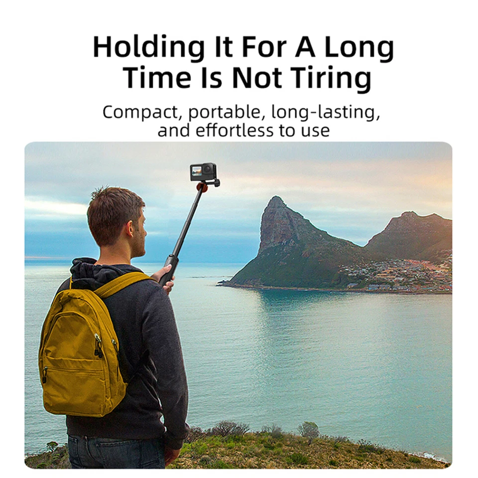 1 Set 51CM Extension Tripod + 1/4 Screw Adapter for POCKET3 / Action4 / ONE X2 - Image 4 of 4