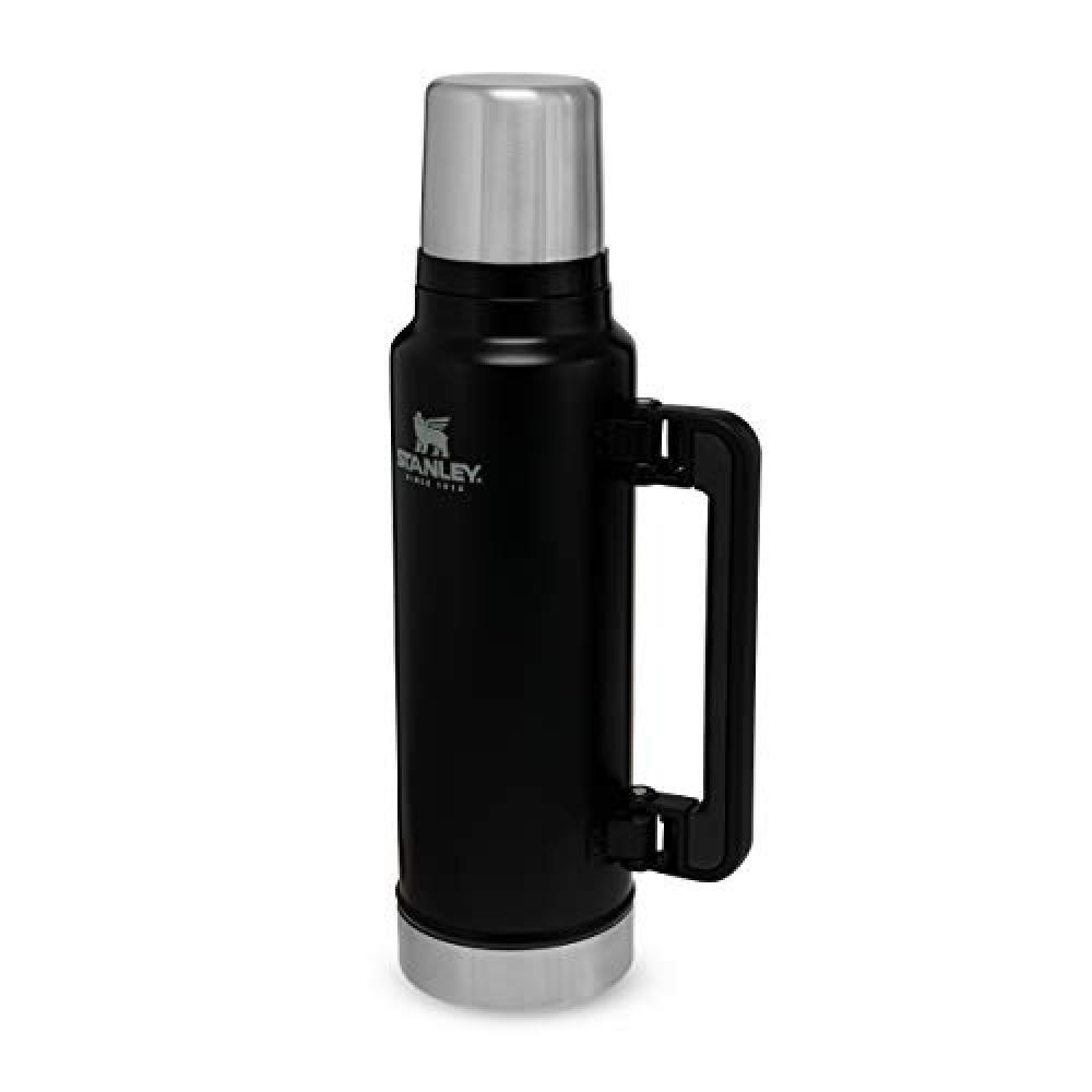(TG. 1.4 L) Stanley The Legendary Classic 1.4l Matte Black 18/8 Stainless Steel