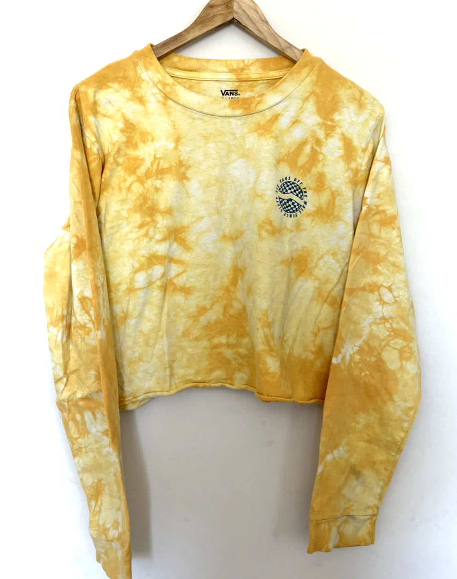 Vans yellow crop top 2025