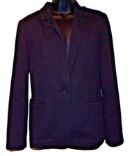 Express black blazer lined Size M sleeve lined pockets 1-Button R2