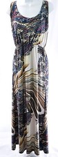 Jon & Anna Women's Open Cross Back Maxi Stretch Tank Dress, Small
