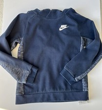Nike Boys Navy Long Sleeve Hoodie Sweatshirt Size 7 - Gently Used