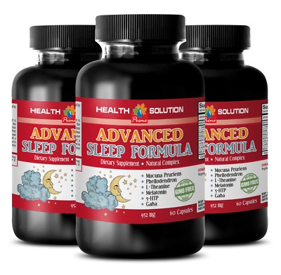 Brain & memory support - ADVANCED SLEEP FORMULA - 3 Bot - natural Brain booster