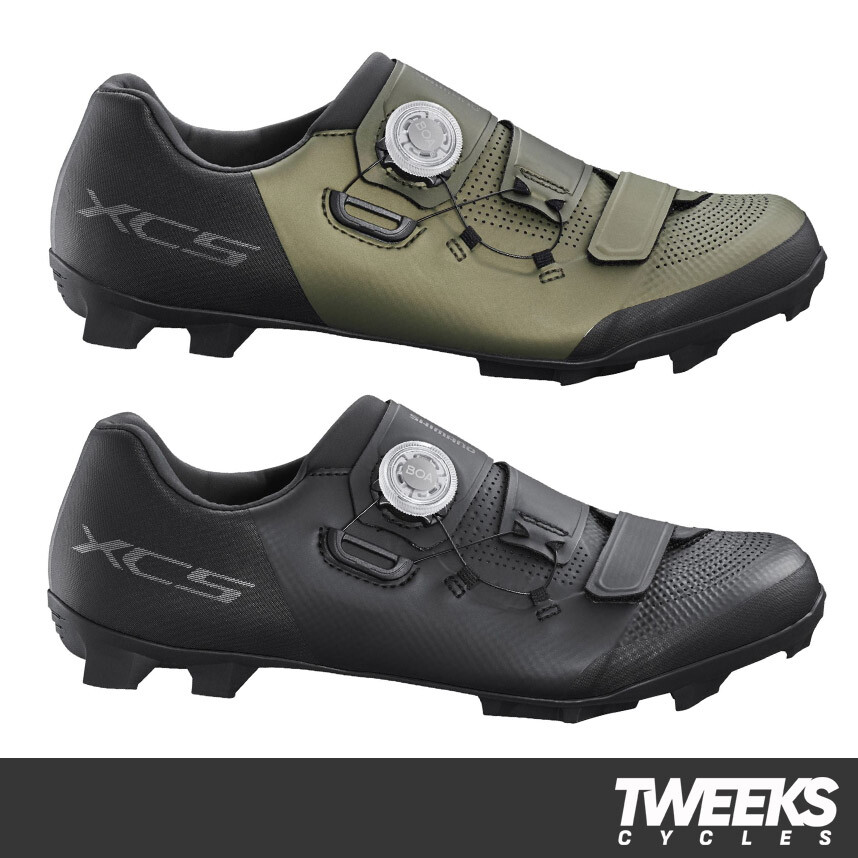 Zapatillas de ciclismo Shimano XC5 (XC502) MTB - Sistema de cierre de esfera BOA L6, ligeras