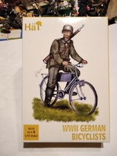 HAT 1/72 - FANTERIA TEDESCA CON BICI 2 GM- NUOVO 