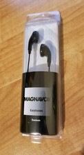 MAGNAVOX EARPHONES CLEAR SOUND 13MM DRIVER MHP4804-BK BRAND NEW